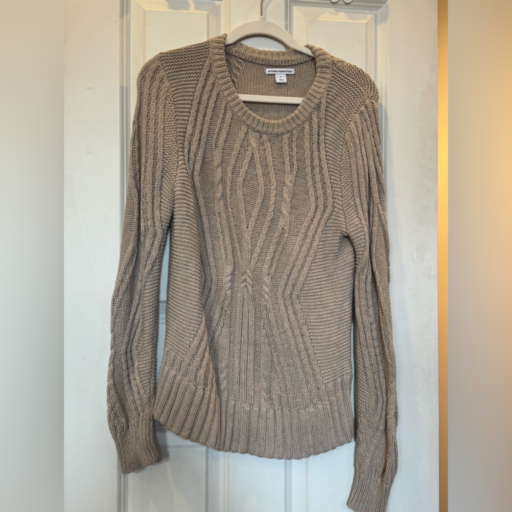 Amazon Essentials Women's Beige Sweater